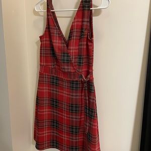 Arizona plaid red dress